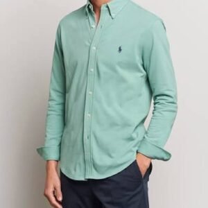 Ralph Lauren Solid Sea Green Shirt