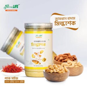 জাফরান বাদাম মিল্কশেক