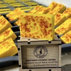 Saffron Goat Milk Soap 1 piece
